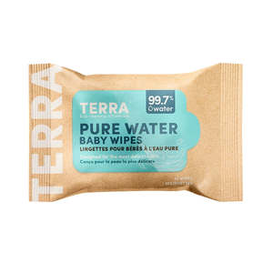 TERRA Water Baby Wipes - Mini Pack 10s