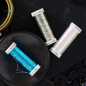 Sewing Thread: Sulky Sliver Metallic Thread - Available in 24 Colours