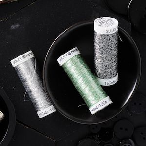 Sewing Thread: Sulky Original Metallic Thread - Available in 36 Colours