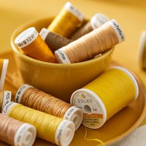 Sewing Thread: Sulky Cotton 12 Thread - 100% Cotton Available in 256 Colours