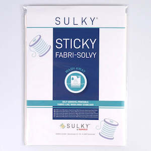 Fabric Stabilisers: SULKY STICKY FABRI-SOLVY