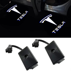 Products: Tesla Door Puddle Lights (Pair) - Model Y / Model 3 - Tessories NZ