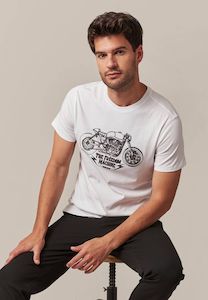 T-Shirt: Deeluxe Berley Tee - White