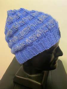 Zortop Studios: Zortop Studio's Wool Beanie - Blue Speck