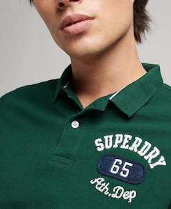 Polos: ﻿Superdry ﻿Superstate Polo - Emerald Green