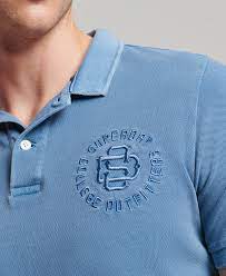 Polos: Superdry Superstate Polo - Heraldic Blue