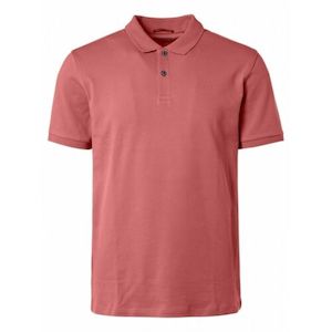 Polos: No Excess Solid Stretch Polo - Coral
