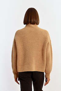 Womens Sweater: Lili Sidonio Knitted Sweater - Beige