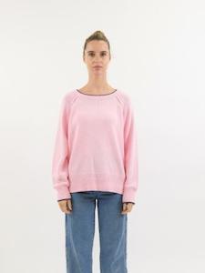 Womens Sweater: Worthier Ellie Knit - Pink