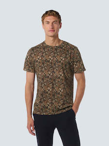No Excess AOP Garment Dyed Tee - Khaki