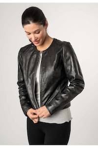Gipsy Yalou Leather Jacket - Black