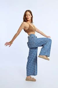 Whats New: Lili Sidonio Wide Leg Jean - Heart Denim
