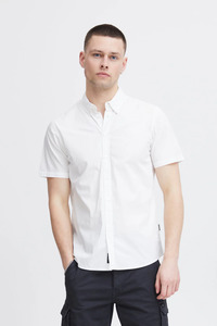 Blend Short Sleeve Shirt - Snow White