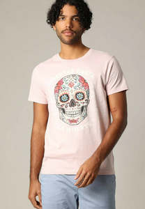 Deeluxe: Deeluxe Craneo Slim Tee - Parme