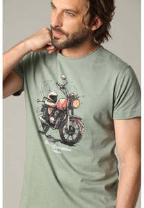 Deeluxe Kinan Slim Tee - Eucalyptus