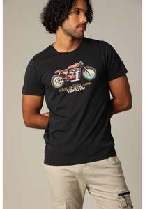 Deeluxe Gasoline Slim Tee - Charcoal
