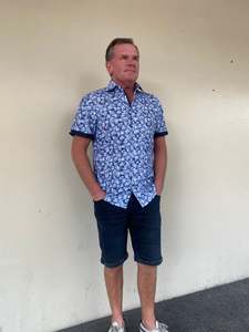 Whats New: LFD Concept Short Sleeve Shirt  - Navy