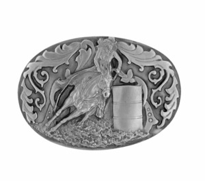 Belt Buckles: Barrel Racer Belt Buckle
