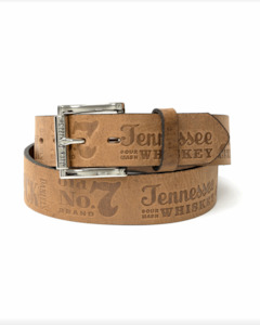 Brown Jack Daniels Leather Belt