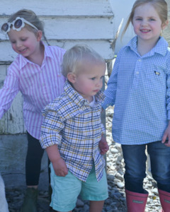 Kids Youth Clothing: Luvabull: Kids Flannel - Daisy