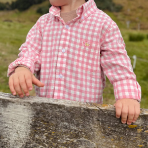 Luvabull: Kids Flannel Shirt - Blossom