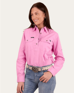 Ringers Western: Ladies Pentecost Work Shirt - Pink