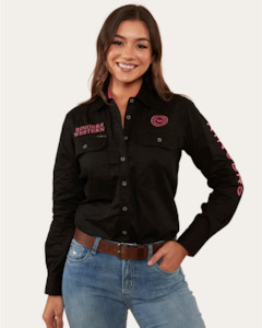 Ladies Shirts: Ringers Western: Woman's Jillaroo Work Shirt - Melon