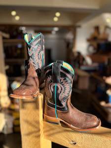 Pre Loved: PRE LOVED - Horse Power Kids Cowboy Boots