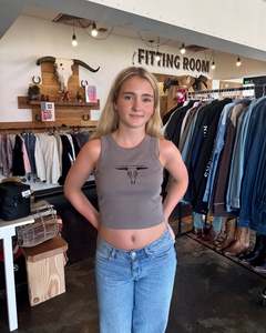 Do Not Remove: TWA: Woman's Faded Ribbed Tank