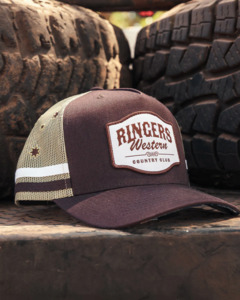 Ringers Western: Country Club Trucker Hat - Saddle Brown