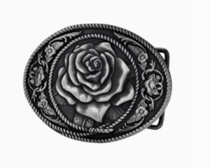 Belt Buckles: Western Floral Belt Buckle