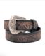 Tooled Top Grain Leather Belt