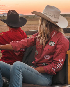 Ringers Western: Womans Barrel Racer Work Shirt