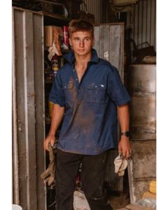 Do Not Remove: Ringers Western: Mens Pack Saddle Short Sleeve Work Shirt