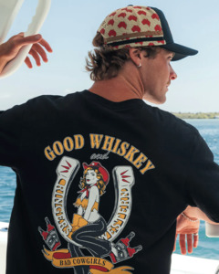 Ringers Western: Mens Bad Cowgirl Tee