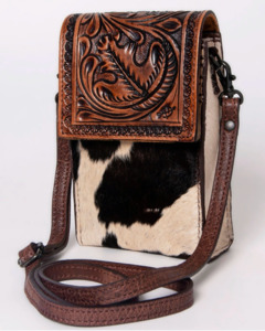Handbags Purses: American Darling: Western Leather Phone Bag