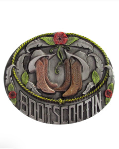 Boot Scootin Belt Buckle