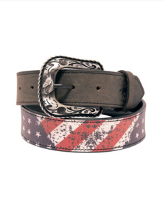 Americana Top Grain Leather Belt