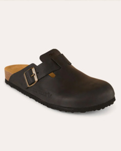 Do Not Remove: Ringers Western: Byron - Leather Cork Sandal - Black