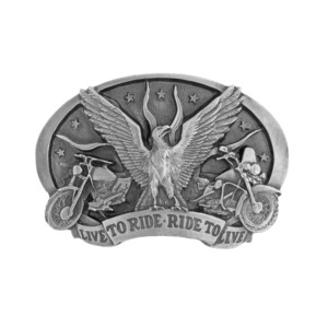 Live to Ride Belt Buckle