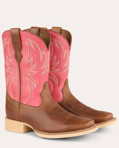Ringers Western: Kids Longreach Cowboy Boots - Pink