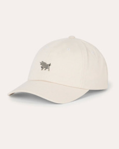 Ringers Western: Hero Flexfit 110 Baseball Cap - Cream/Antique Brass