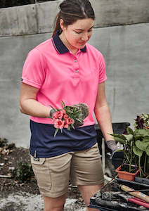 Hi Vis Work Wear: ZS735 - Womens Essential Stretch Cargo Short - UNBRANDED