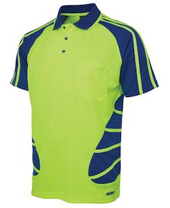 6HSP - JB's Hi Vis S/S Spider Polo - UNBRANDED