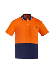 ZH435 - Mens Hi Vis Cotton Short Sleeve Polo - UNBRANDED