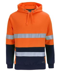 6DPJ - JB's Hi Vis D+N 330G Pullover Hoodie - UNBRANDED