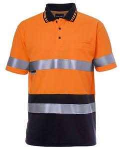 6HVST - Hi Vis S/S (D+N) Trad Polo - UNBRANDED