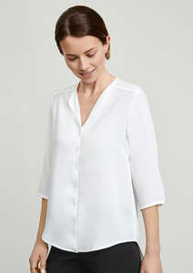 Corporate: S015LT - Womens Lily Longline Blouse - UNBRANDED