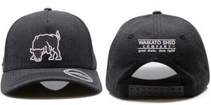 WAIKATO SHED - 5 Panel Curved Peak Snapback U15518