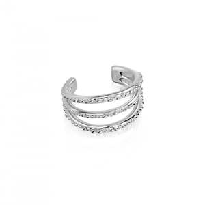 Daisy London Sterling Silver Amanda Ear Cuff Earring